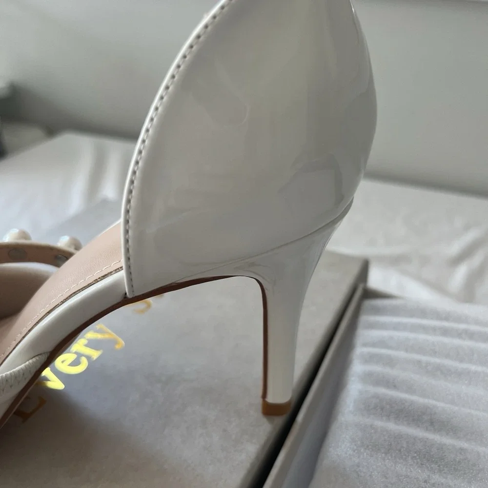 Women High Stilettos Heel Ankle Strap Pointed Toe Wedding Party Dress Pump Shoes